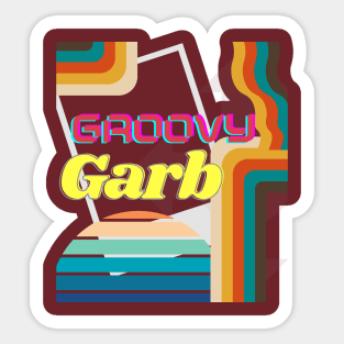 Groovy Garb Sticker